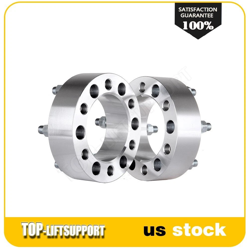 2X 2 Inch Wheel Spacers for Chevy Silverado Sierra 1500 (1999–2025)