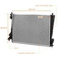 2X Aluminum Core 2-Row Radiator for Ford Mustang 5.0L (2012–2014) DPI-13483