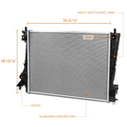 2X Aluminum Core 2-Row Radiator for Ford Mustang 5.0L (2012–2014) DPI-13483
