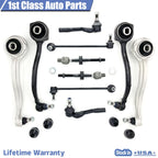 10pc Front Suspension Control Arms for Mercedes-Benz C32 AMG CLK320 CLK350 (2001–2008)