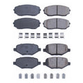 PowerStop Front & Rear Carbon Fiber Ceramic Brake Pads Kit for Ford Edge MKX (2015–2023)