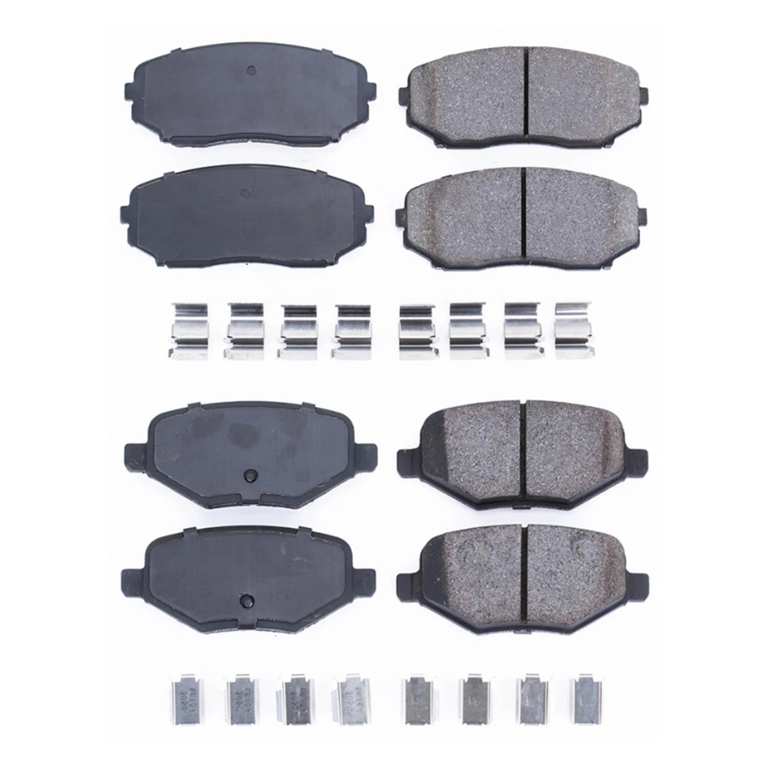 PowerStop Front & Rear Carbon Fiber Ceramic Brake Pads Kit for Ford Edge MKX (2015–2023)