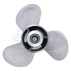 Outboard Propeller 13 7/8x17 for Yamaha 50-115HP (Stainless, Hardware Kits)