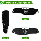 Dashboard Cover for Mercedes-Benz E-Class (2017–2021) Polyester Black Gray