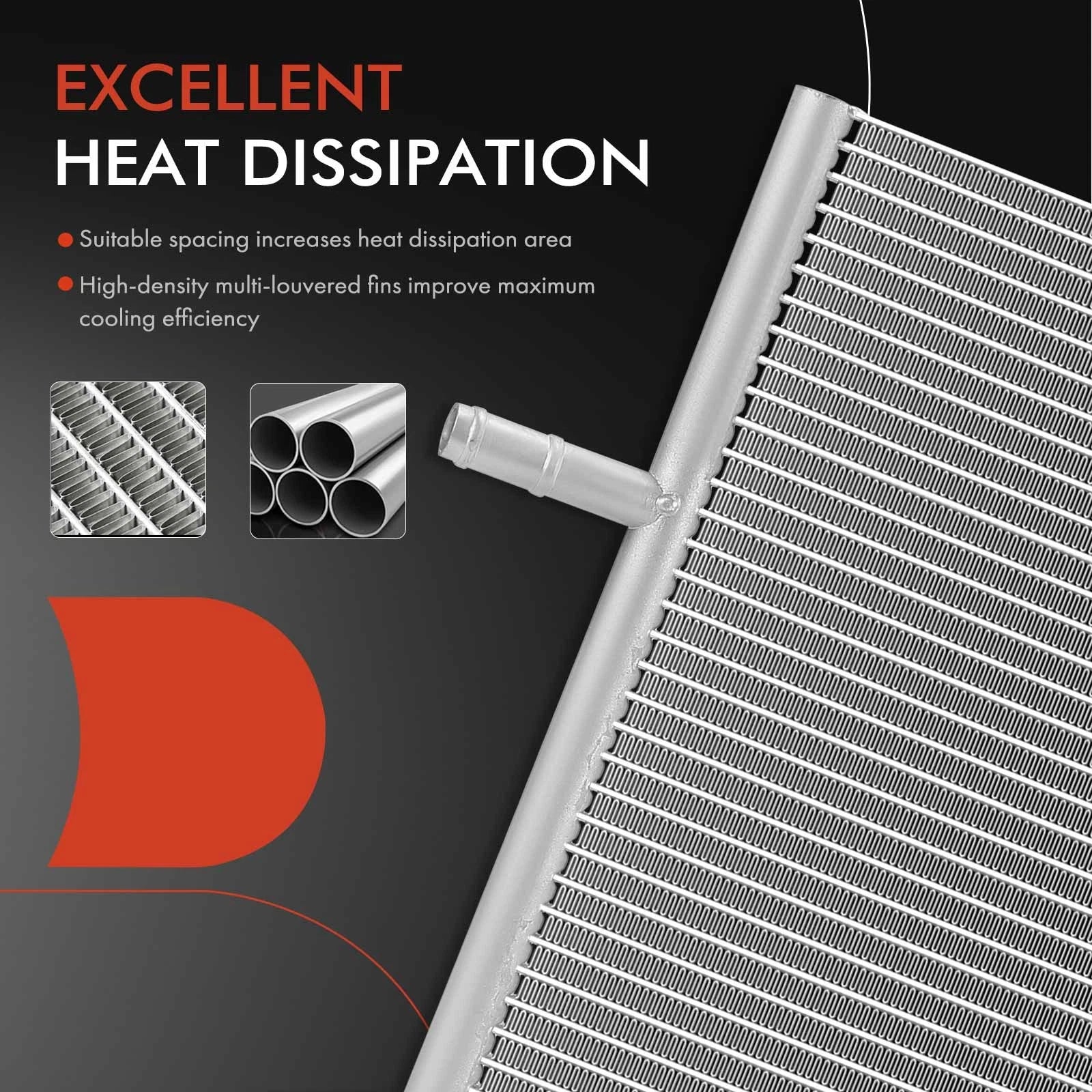 Radiator for Mercedes-Benz GLA250, GLA45 AMG (2014–2020)