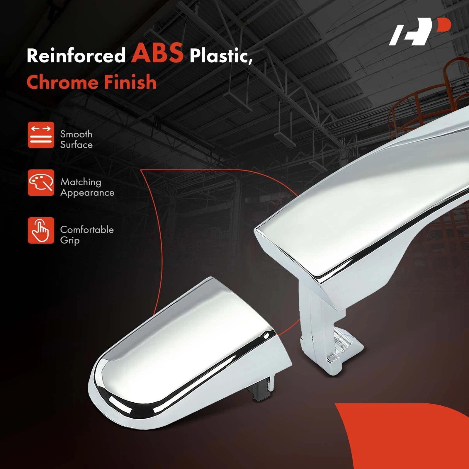 Chrome Exterior Door Handle Front/Rear for Chevrolet Equinox GMC (2018–2022)