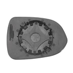 Left Side White Mirror Glass w/ Back for Honda Jazz (2002–2004)