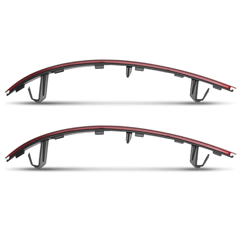 Set of 2 Rear Bumper Reflectors for Volvo XC90 (2016–2024) 31468556 31468557 Red