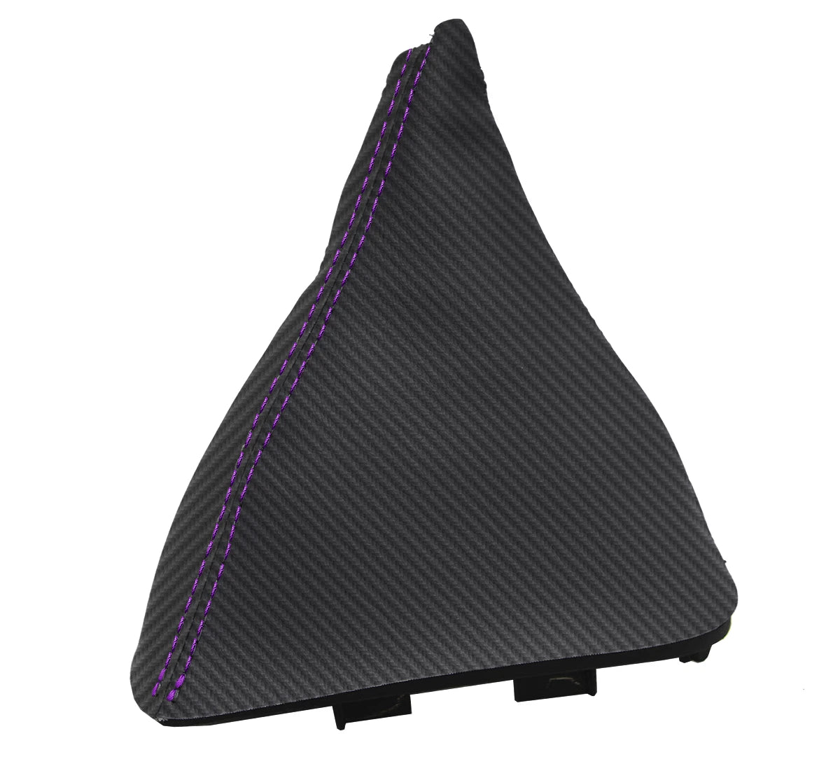 Manual Shift Boot Cover for Dodge Ram 2500 3500 (2003–2012) Carbon Fiber Purple Stitch
