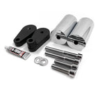 Chrome Spike Frame Slider Crash Protector for Kawasaki Ninja ZX10R (2004–2005)