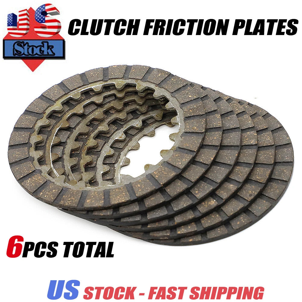 Clutch Friction Plates for Yamaha PW80 Y-Zinger 1983-2006, YFM80 2002-2008