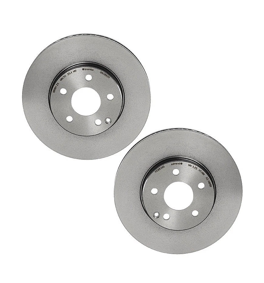 2X Brembo Front Brake Disc Rotors PVT UV Coated for Mercedes W210 W211