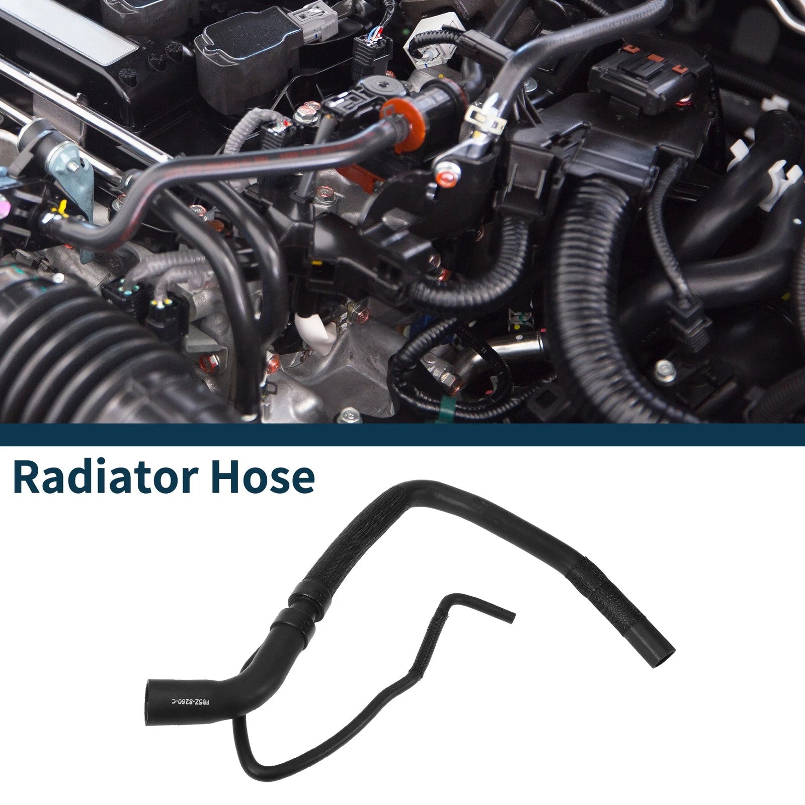 Radiator Hose Upper Pipe for Ford Explorer (2011–2019) No.FB5Z8260C Rubber
