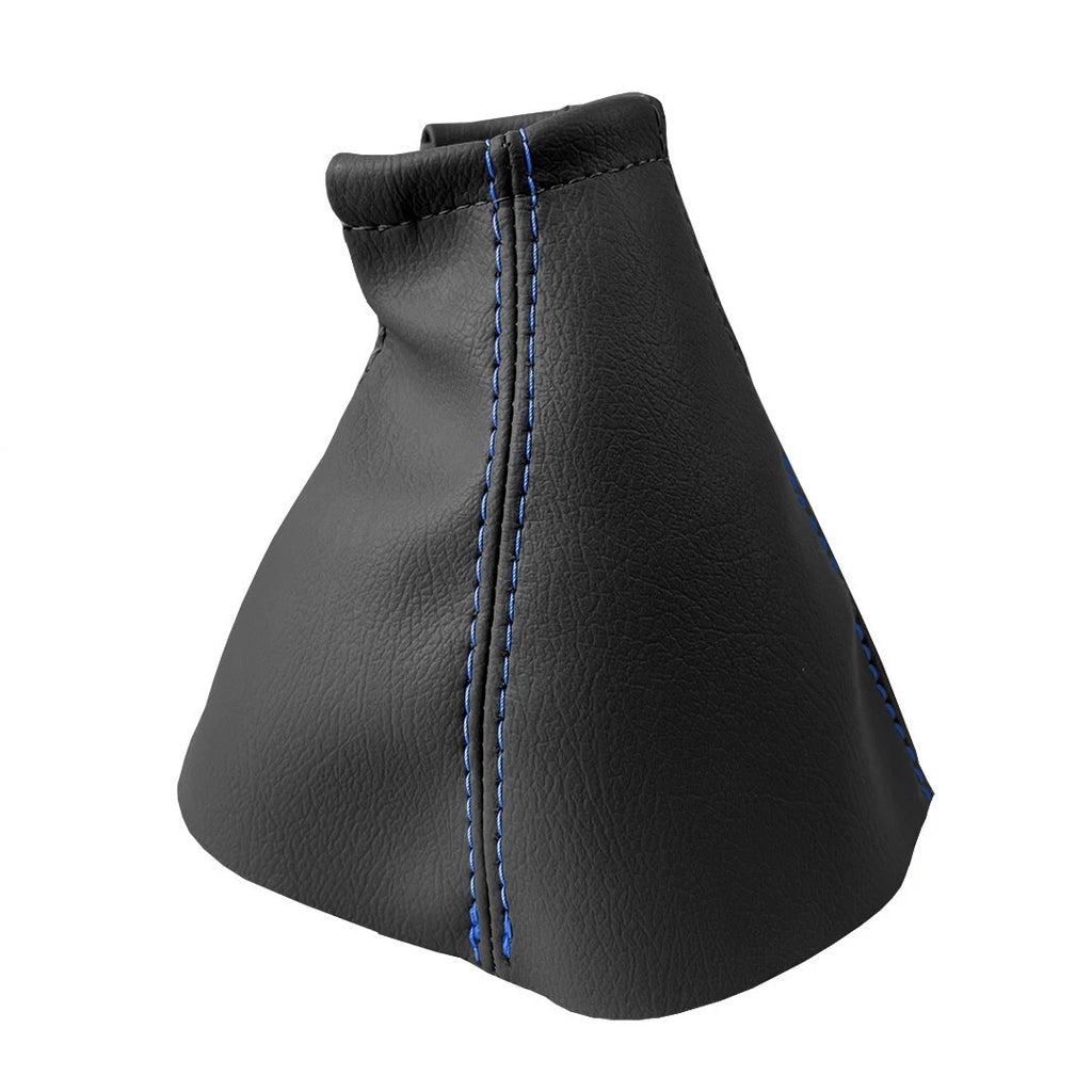 Leather Manual Shift Boot for Chevrolet Sonic (2012–2016) Blue Stitch