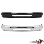 Chrome/Black Steel Front Bumper Face Bar for Ford Ranger (1993–1997)