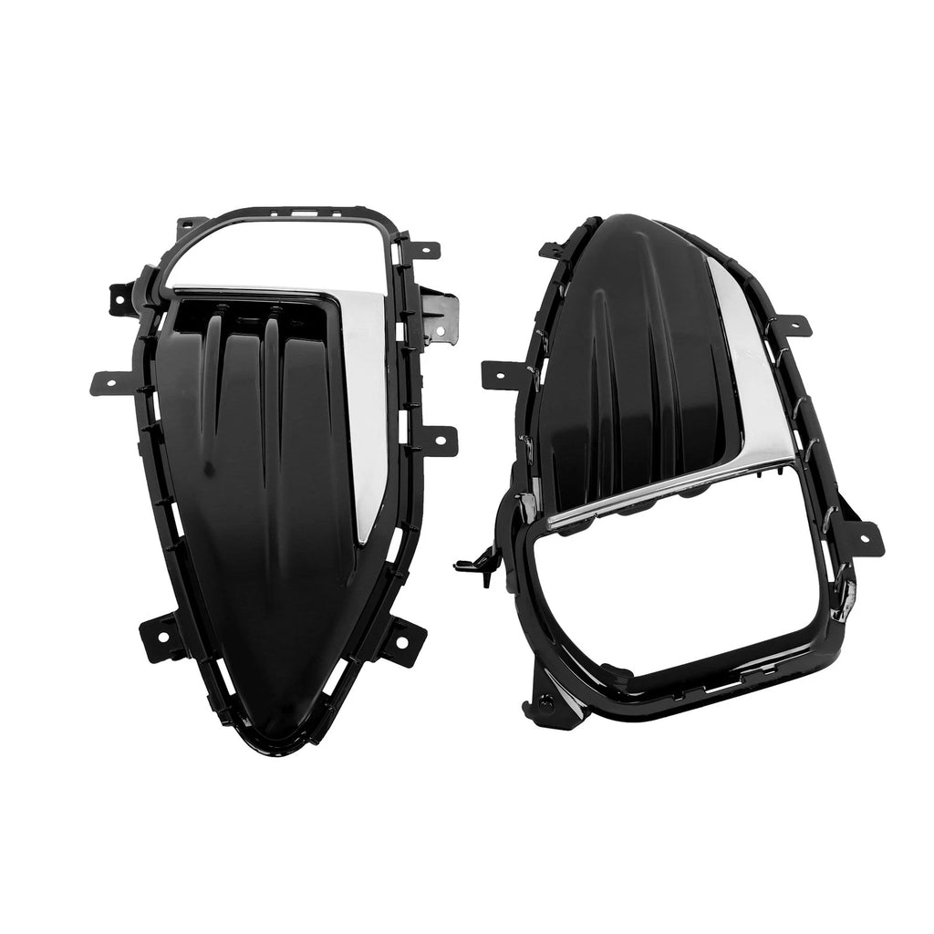 Chrome Fog Light Lamp Covers for Ford Edge (2019-2022)