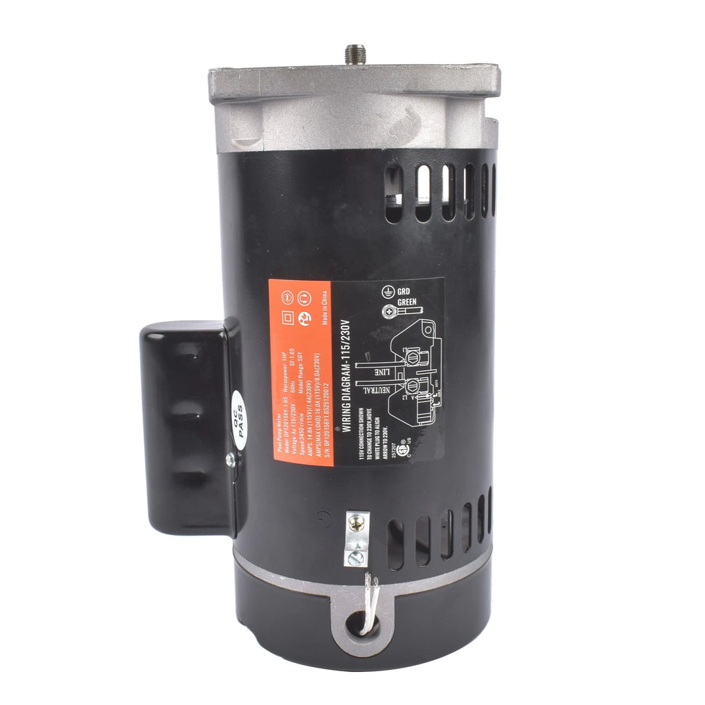 Electric Pool Pump Motor for Pentair WhisperFlo WFE-4 (3450 RPM, 230V, B2848)