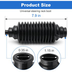 Steering Rack Boot Set for Universal Rack and Pinion (Universal Fit)