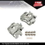 Front Brake Calipers with Bracket for Toyota Corolla Matrix Scion xD (2009â2013)