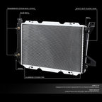 Aluminum Radiator for Ford Bronco/F150/F250/F350 (1985–1997) DPI 1451