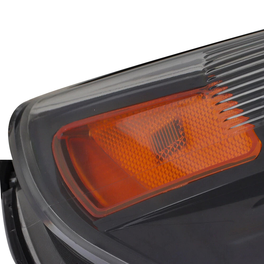 Headlamp Assembly for Chevy Equinox (2011-2015) Clear Halogen Black