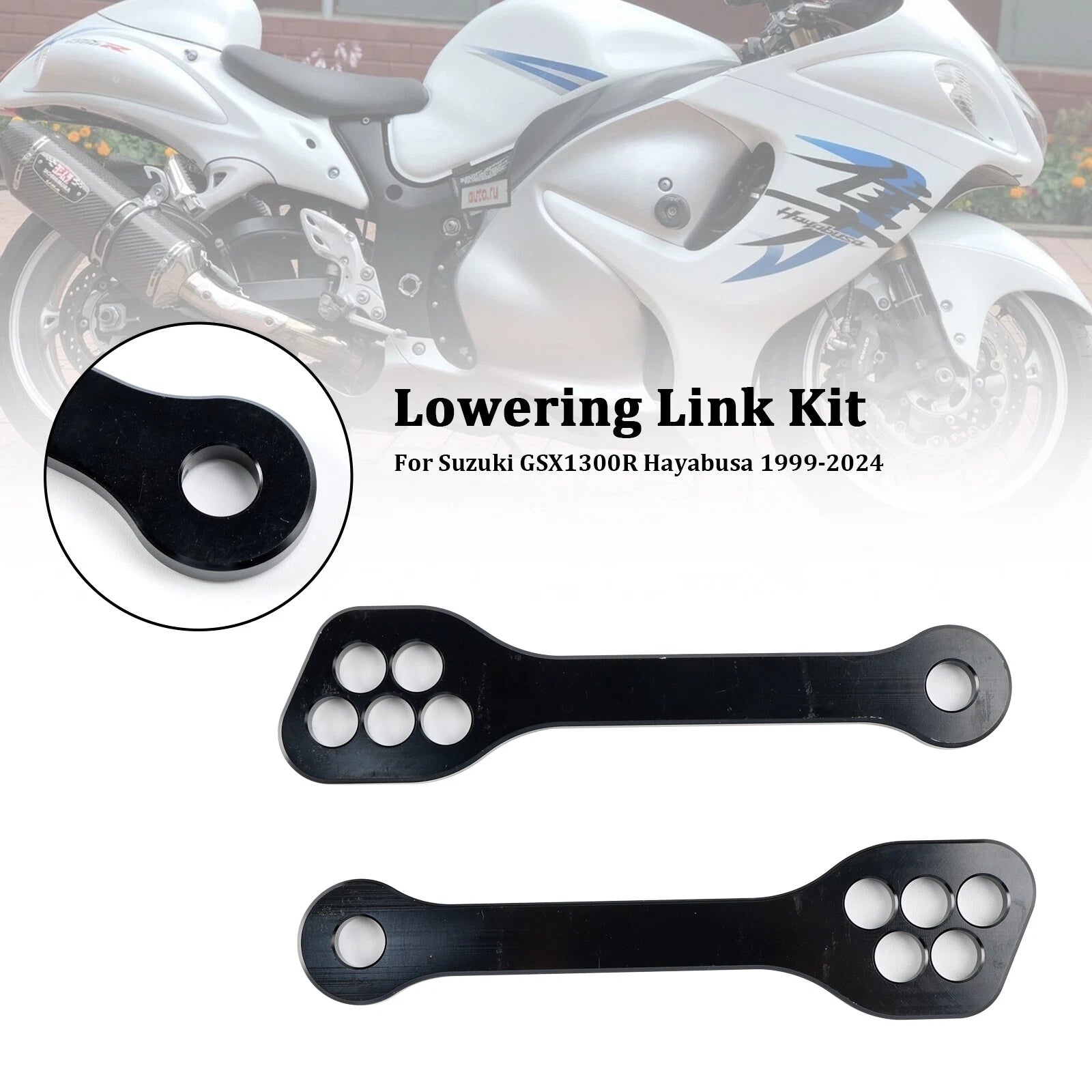Suspension Lowering Adjust Links Kit for Suzuki Hayabusa GSX1300R (1999–2024)