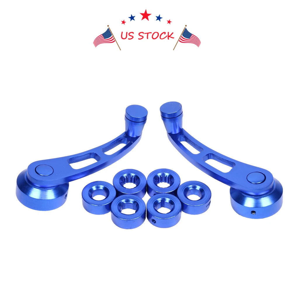 Set of 2 Aluminum Car Window Winder Crank Handles