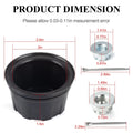 Wheel Center Cap with Axle Nut Pin for Honda TRX450FE TRX450FM (1998)