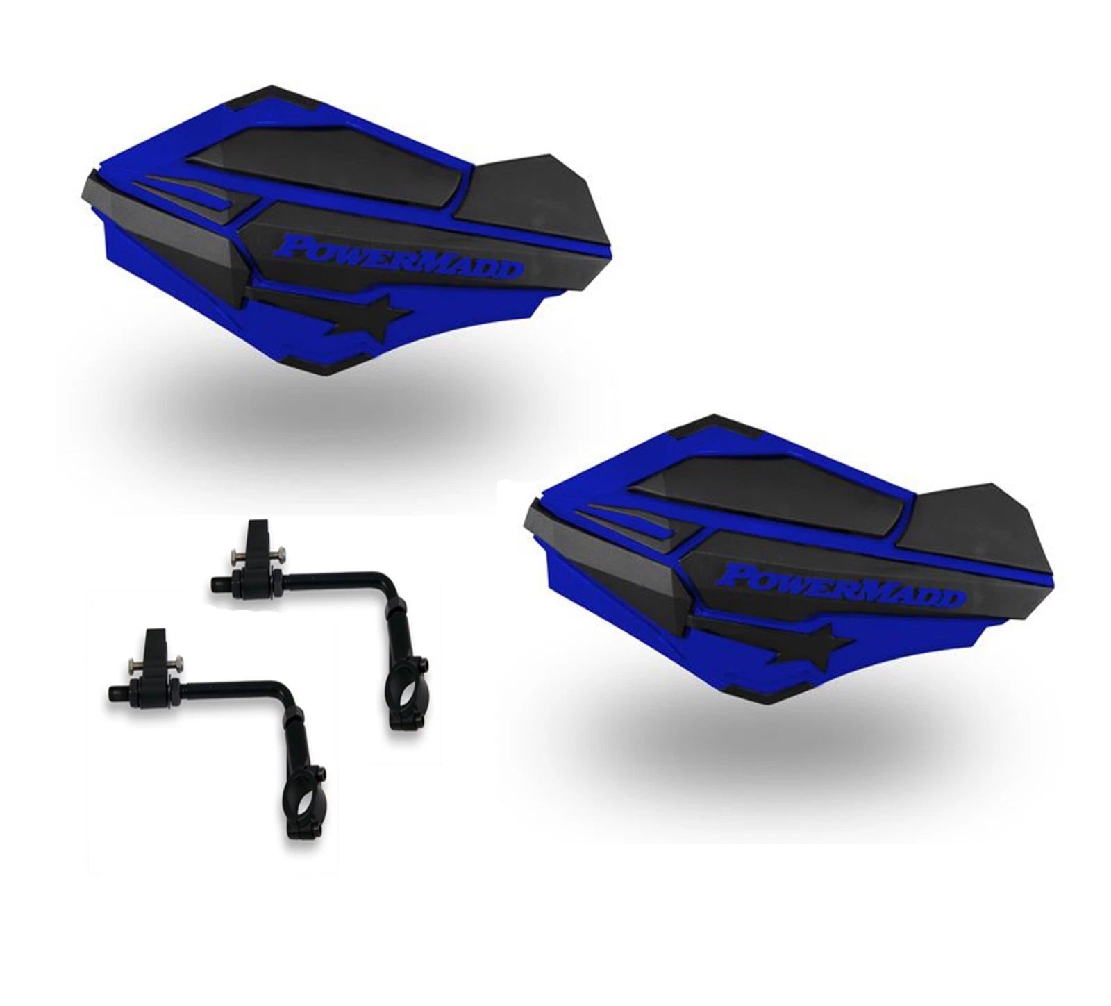 Powermadd Sentinel Handguards for Grizzly Kodiak (2000–2023) - Blue/Black