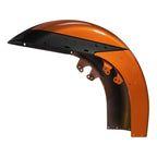 Front Fender for Harley Electra Glide, Road King (2014–2024) Scorched Orange/Black Denim