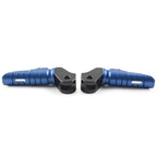 2X CNC Aluminum Front Foot Pegs for Triumph T100 T120 (2016–2022) Blue