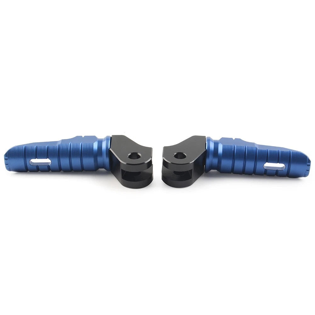 2X CNC Aluminum Front Foot Pegs for Triumph T100 T120 (2016–2022) Blue