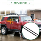 2X Rear Weatherstrip Window Seal No.6816435041 for Toyota FJ (2007–2014)