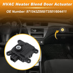 HVAC Heater Blend Door Actuator for Kia Soul (2020–2023) 2016971543Z000