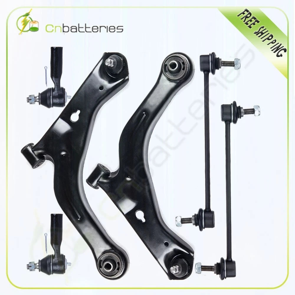 Pair of Front Lower Control Arm Tie Rod Ends for Mazda Tribute (2001–2004)