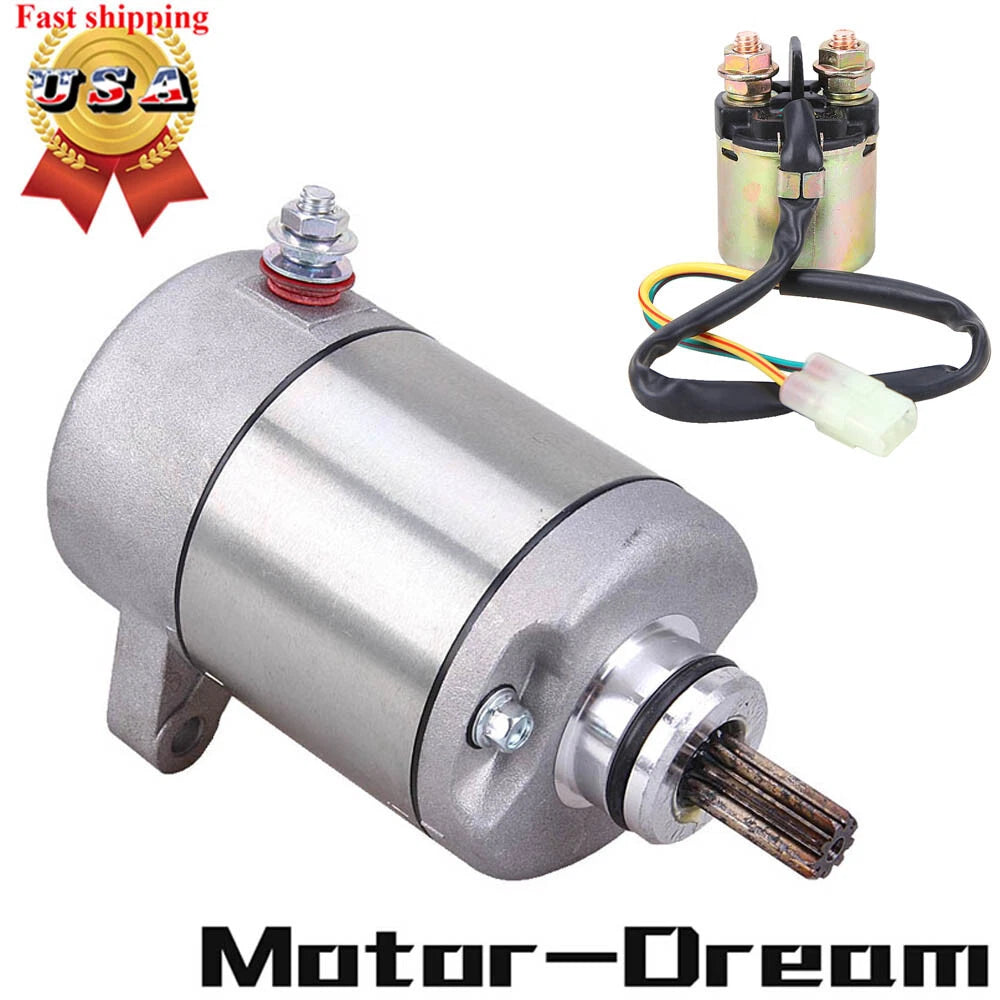 Starter & Relay Solenoid for Honda TRX350FE TRX350FM (2000–2006)