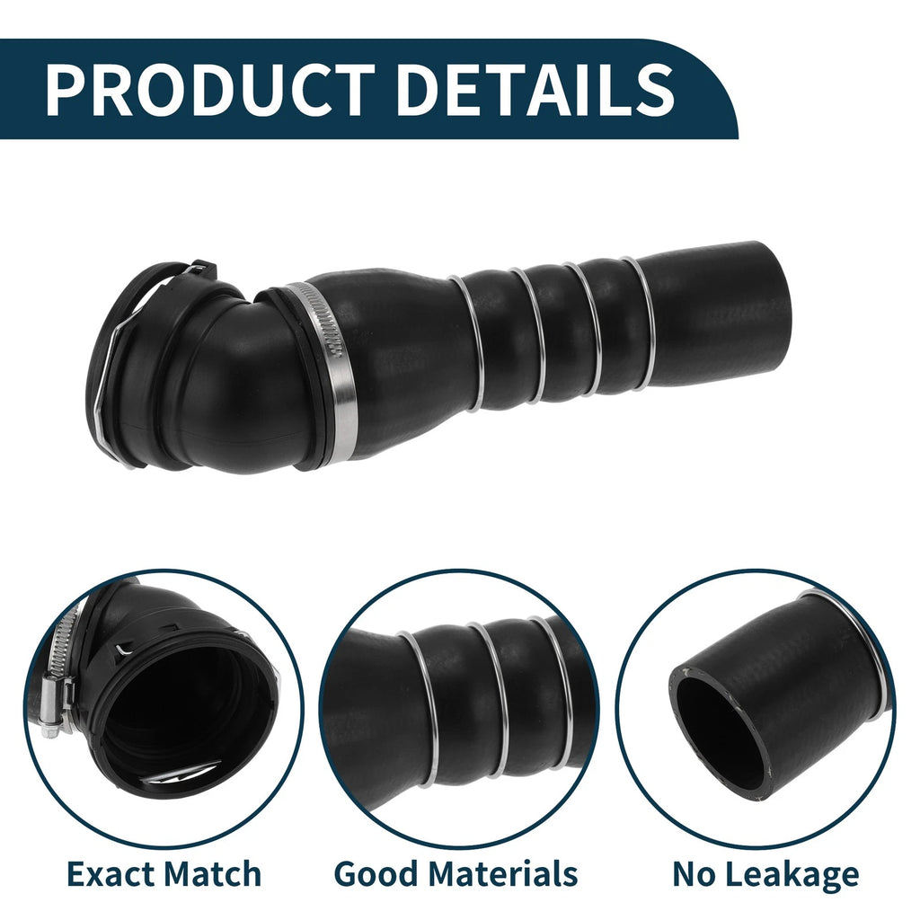 Radiator Hose for BMW 5 Series E60 (2005–2009) No. 11617808416 Black