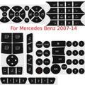 Steering Wheel Window Button Repair Decals Sticker for Mercedes (2007–2014)