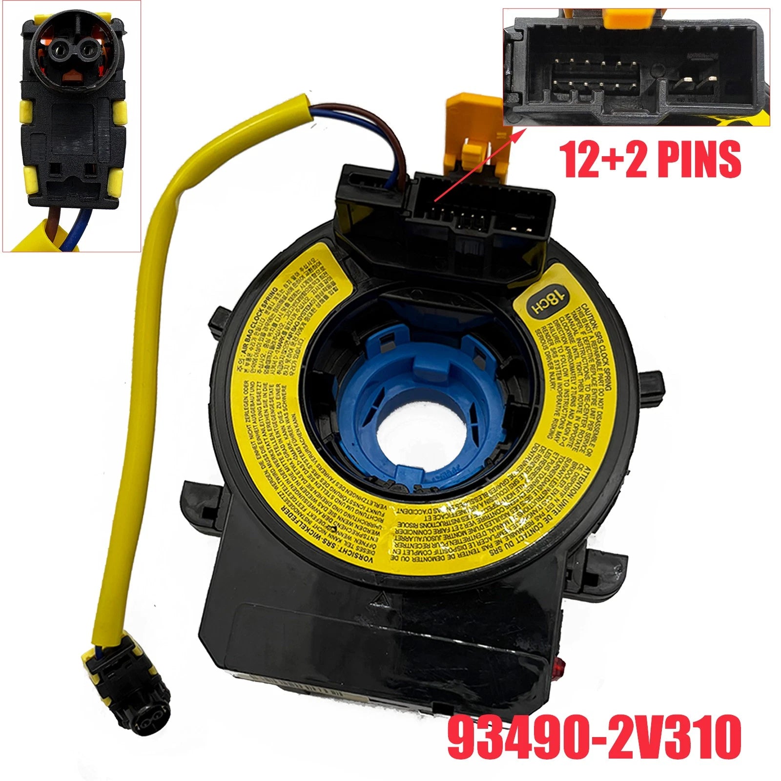 Spiral Cable Clock Spring for Hyundai Veloster (2012–2017) 93490-2V310