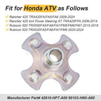 Rear Left or Right Wheel Hub for Honda Rancher 420 TRX420FPA (2009–2014)