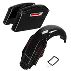 Hard Saddlebags & LED Rear Fender for Harley Electra Street Road Glide (1993–2008)