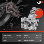 Pair Rear Disc Brake Calipers for Honda Accord (2013-2017)