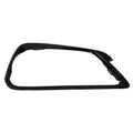 Replacement Black Painted Polypropylene Front Passenger Bumper Cover Molding