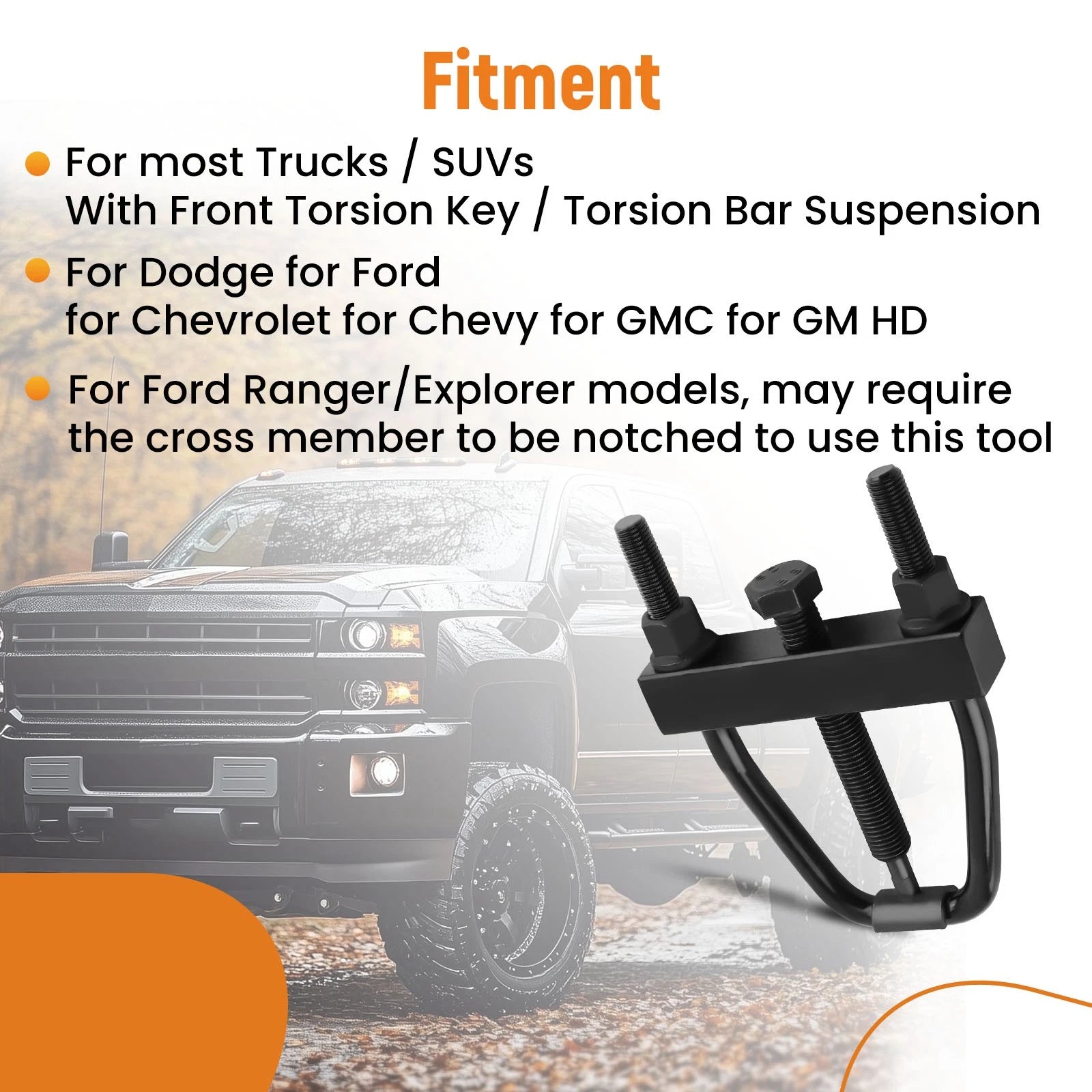 Torsion Bar Tool for Dodge Ford Chevrolet Trucks SUVs