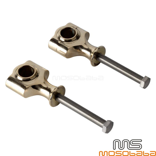1 Inch Retro Brass Handlebar Risers for Harley Chopper Dyna Street Bob