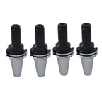 Set of 8 Tool Holders for CAT40 ER16 Collet Chucks (4" Length)