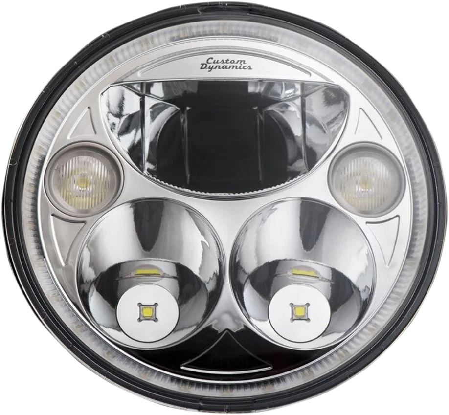 7" TruBEAM Headlamp for Indian Chieftain (CDTB-7-IF-C) - Chrome