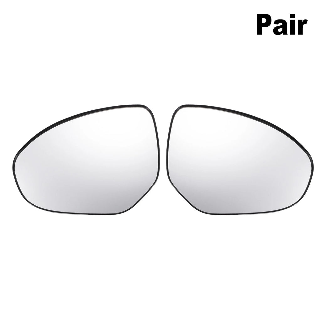 Pair Side Mirror Glass with Backing Plate for Mazda 2 3 (Non-heated)