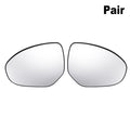 Pair Side Mirror Glass with Backing Plate for Mazda 2 3 (Non-heated)