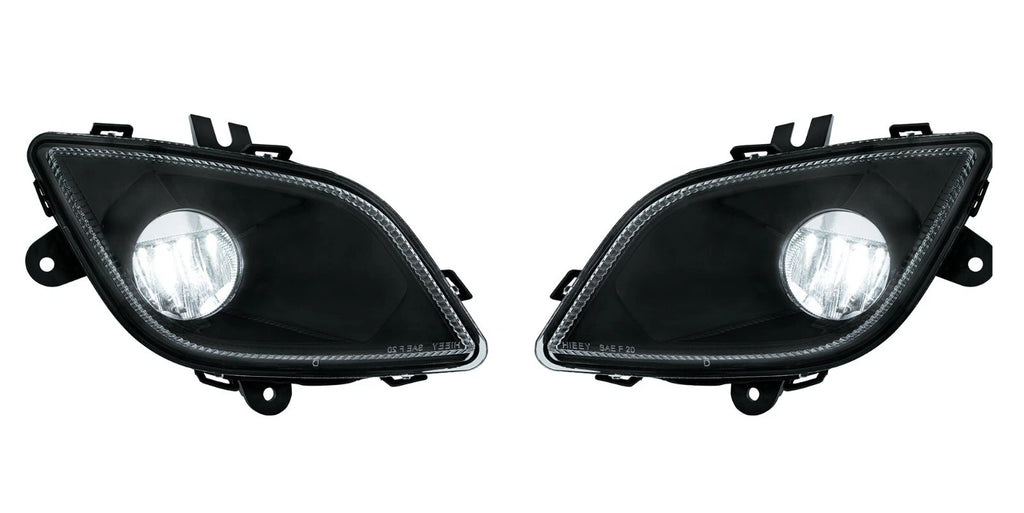 Single LED Fog Lights Pair for Freightliner Cascadia (2018–2024)